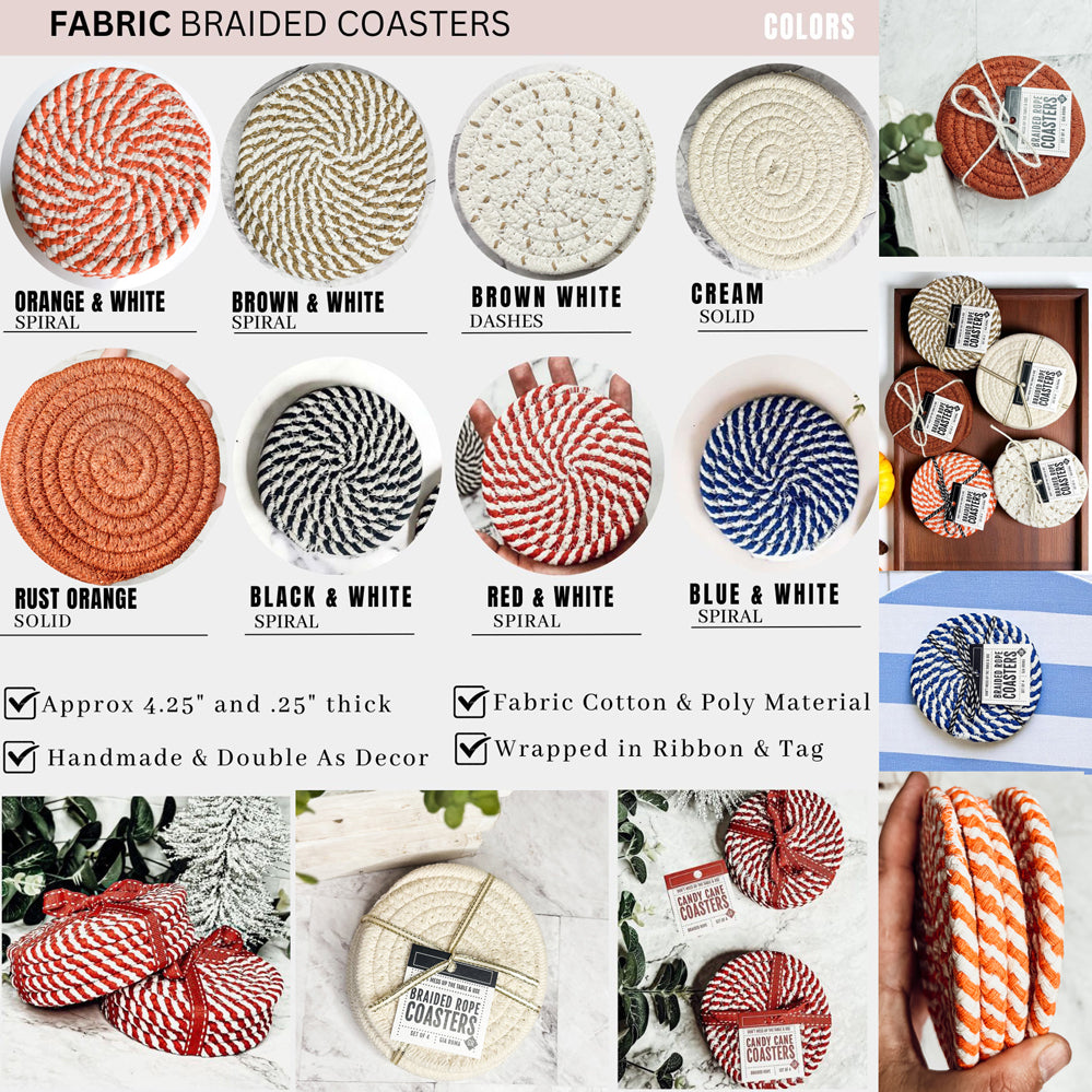 Fall Fabric Coasters